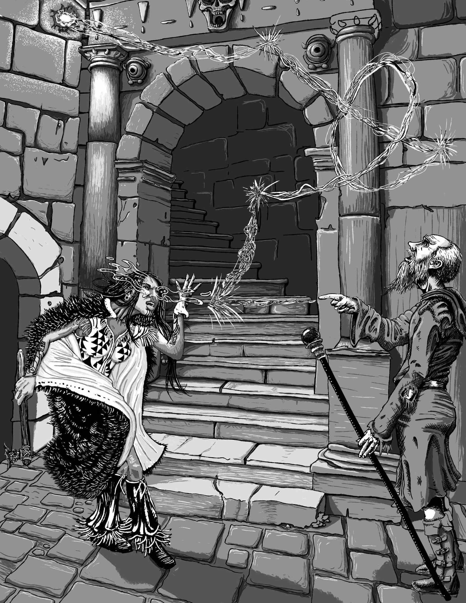 Dispeller versus Wizard artwork