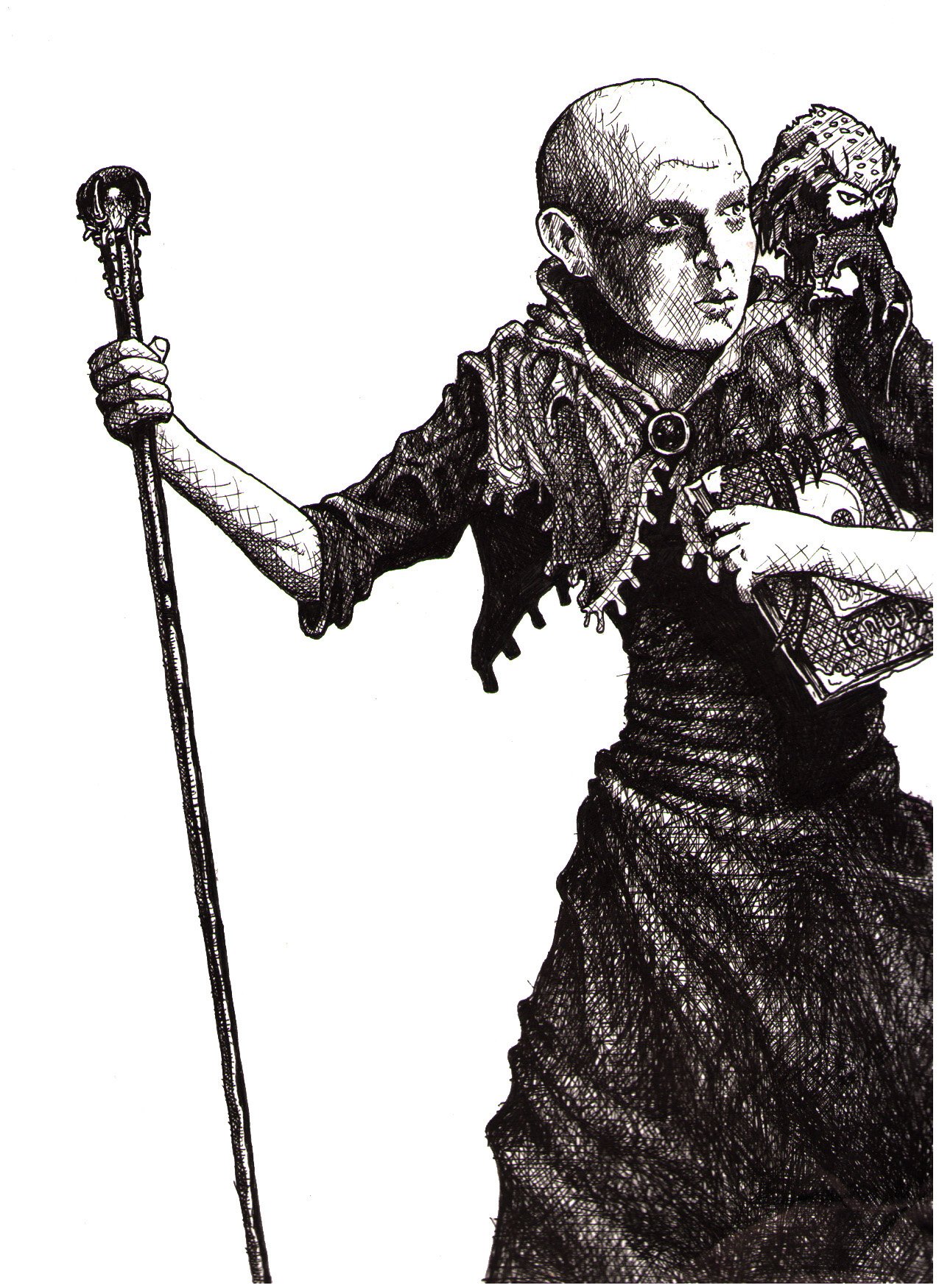 Ondar Orson Welles Necromancer character art
